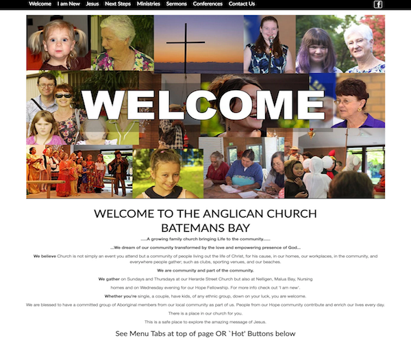 church websites